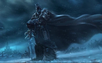 Warcraft  Wow  World  Of  Warcraft  Lich  King  Warrior  Sword  Snow