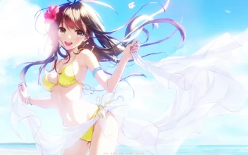 Cute Summer Girl Anime