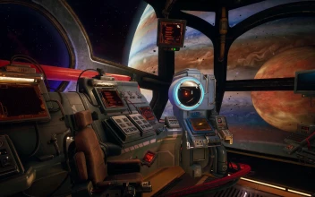 SpaceShip Cockpit 4k