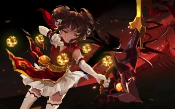 Anime Cute Girl wih Arrow