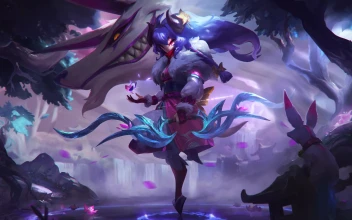 League of Legends Spirit Blossom Kindred Animated Desktop
