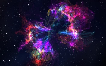 Rainbow Nebula 4K Animated Windows