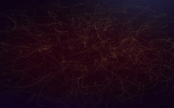 Abstract Gold Line Animated Wallpaper