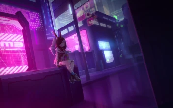 Bronie Waiting in Arc City Honkai Impact 3rd Haxxor Bunny