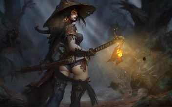 Samurai Demon Hunter Girl