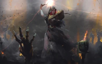 Dark Fantasy Apprentice Necromancer Girl