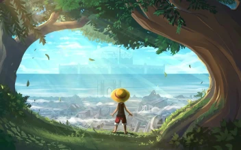 Anime One Piece Monkey D Luffy