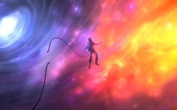 Astronaut Lost In Deep Space