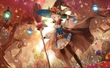 Anime Halloween Little Witch Viwwe