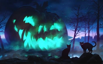 Daniel Conway Giant Halloween Pumpkin