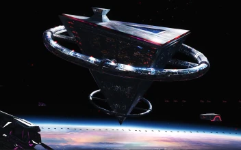Cyberpunk Space Station Hd