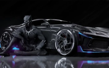Black Panther Bugatti