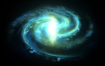 Milky way in Black  Space 4K