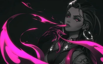 Reyna Valorant Game Artwork By Excharny