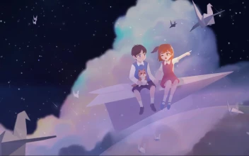 Finding Paradise - Paper Airplanes Anime