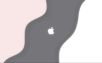 Apple Minimal Logo Desktop Animation