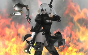 Automata Nier Series By Raikoart Animated Video Background