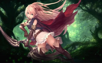 Arisa Sylvan Archer From Shadowverse Anime Video Desktop Background