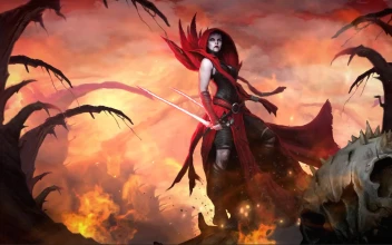 Asajj Ventress Clone Wars Animated Desktop