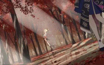 Genshin Impact - Yoimiya Anime Game Animated Desktop Background