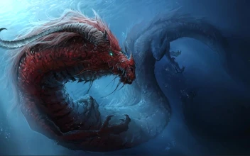 Cool The Sea Dragon Monster Desktop