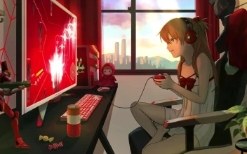 asuka langley soryu gamer