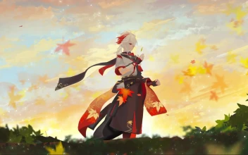 Kaedehara Kazuha Genshin Impact Anime Game