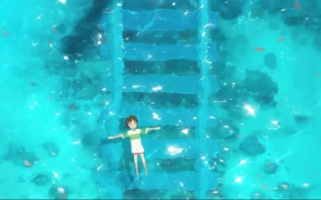 Spirited Away Chihiro Ogino In Water Live Desktop