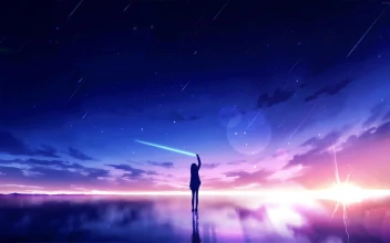 PC Animated Drawing a Shooting Star