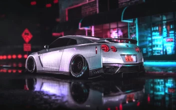 PC Animated Nissan GTR Sports Car