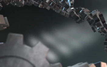 Metal Gears Circle Windows Animated Wallpaper