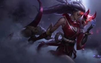 Lol Blood Moon Diana Animated Wallpaper