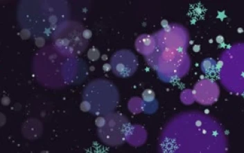 4k Falling Christmas Background Snowflakes 4K