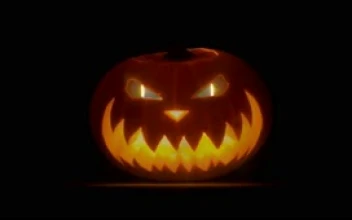 Evil Halloween Pumpkin