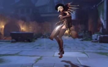 Mercy Witch Halloween Overwatch Game