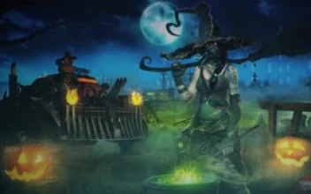 Post Halloween Crossout Art
