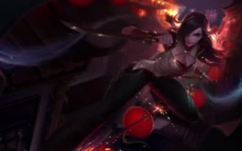 Warring Kingdoms Katarina Login Screen Animated Splash art
