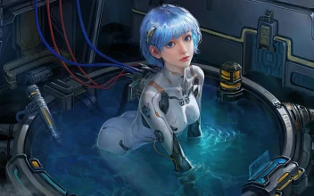 Rei Ayanami Neon Genesis Evangelion 4K