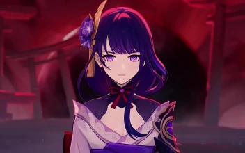Ball Raiden Shogun Anime Girl Game Genshin Impact