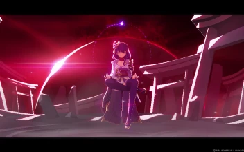 Raiden Plane of Euthymia Pixel Anime 4K
