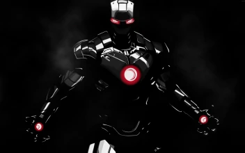 4K Animated Wallpaper - Marvel Iron Man Black Suit