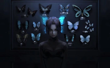 Animated Wallpaper - Shinobu Kocho Butterfly Display 4K