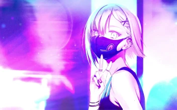 Stay Positive Cute Anime Girl