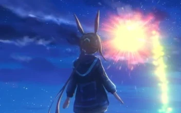 Long Night Anime Fireworks Live Phone Wallpaper