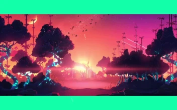 spaceforestwallpaper Wallpaper Engine 3440x1440