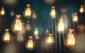 Moving Vintage Light Bulbs Background Motion Video Loops HD