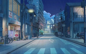PC Street Japan - Night - (Wallpaper Engine)