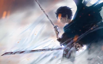 PC Attack on Titan Levi anime shinjeki no kyujin