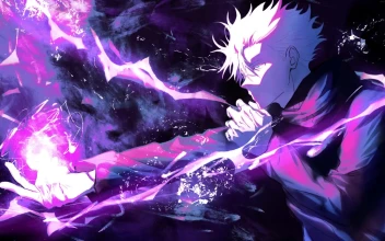 Cool Gojo Satoru Hollow Purple 4K Jujutsu Kaisen Anime