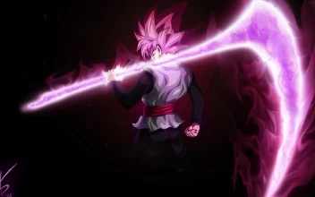 Cool GOKU BLACK SUPER SAIYAN ROSE 4K Dragon Ball Anime